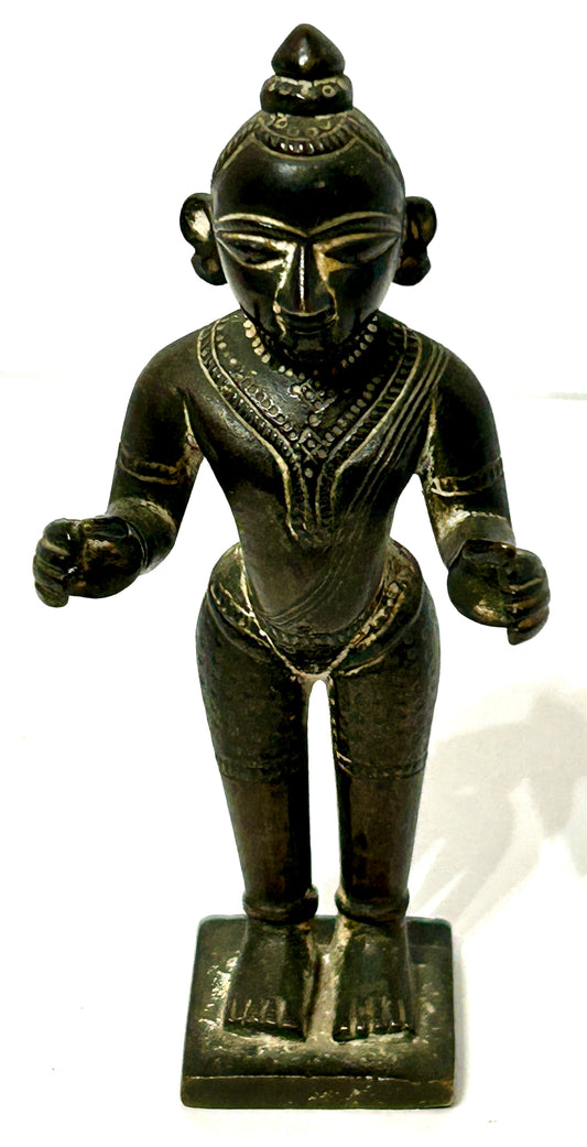 INDIA BRONZE RELIGIOUS ANTIQUE FIGURE