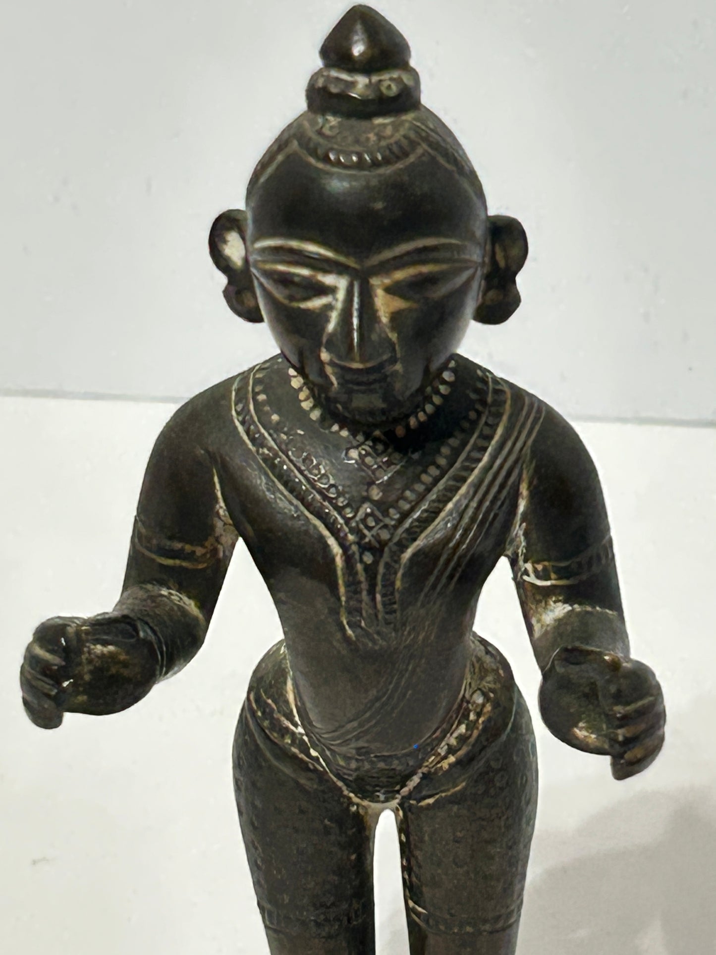INDIA BRONZE RELIGIOUS ANTIQUE FIGURE