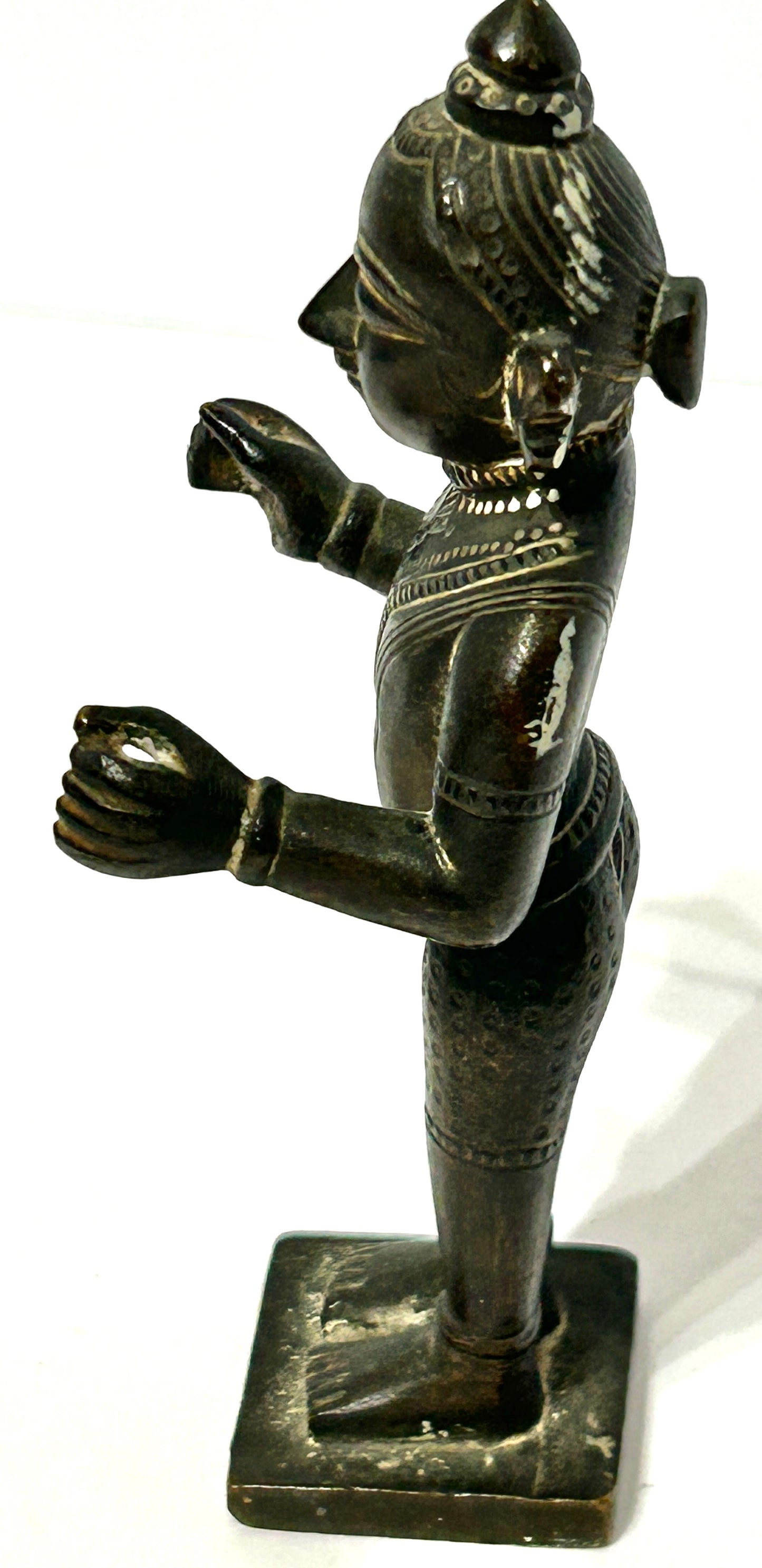 INDIA BRONZE RELIGIOUS ANTIQUE FIGURE