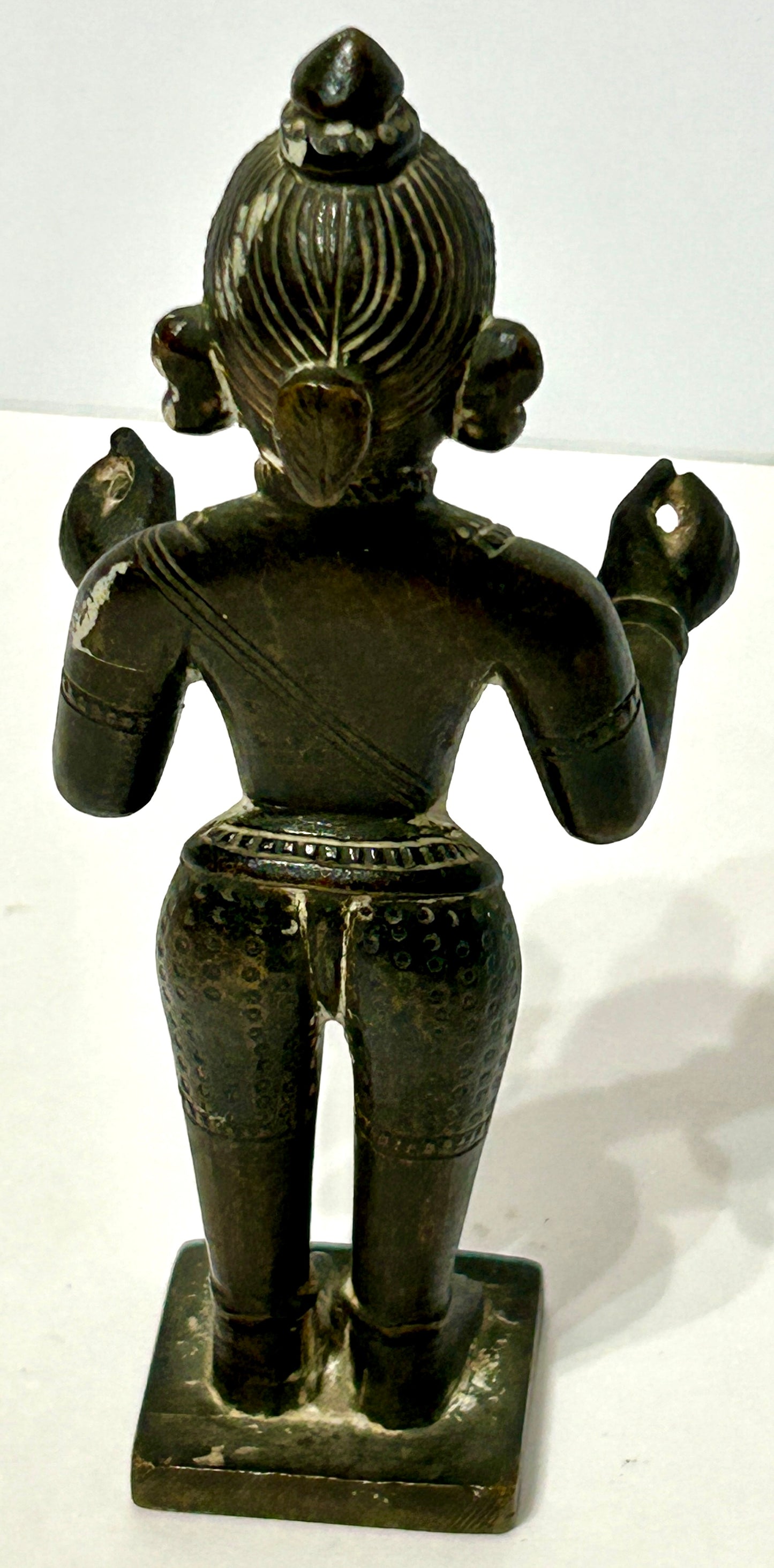 INDIA BRONZE RELIGIOUS ANTIQUE FIGURE