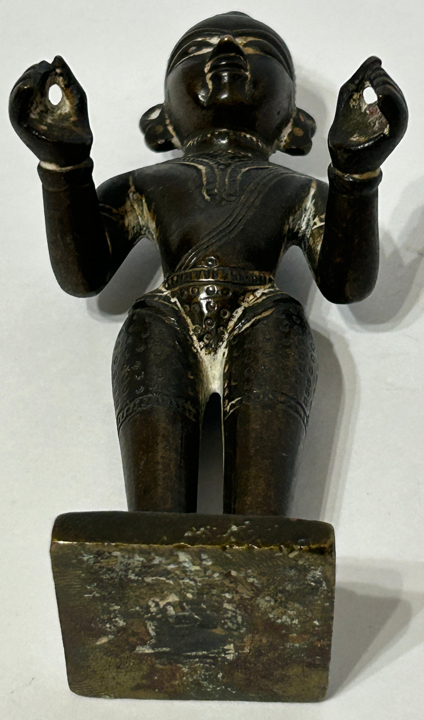 INDIA BRONZE RELIGIOUS ANTIQUE FIGURE