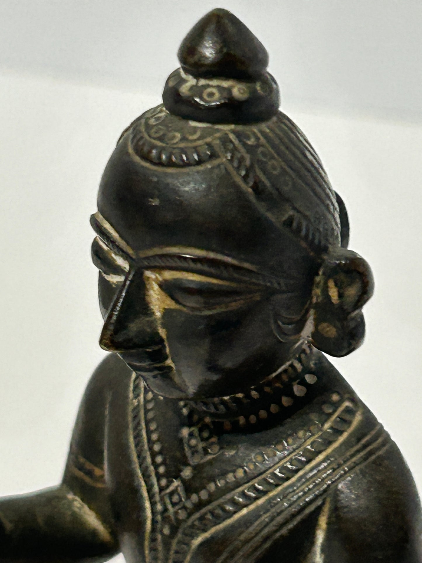 INDIA BRONZE RELIGIOUS ANTIQUE FIGURE
