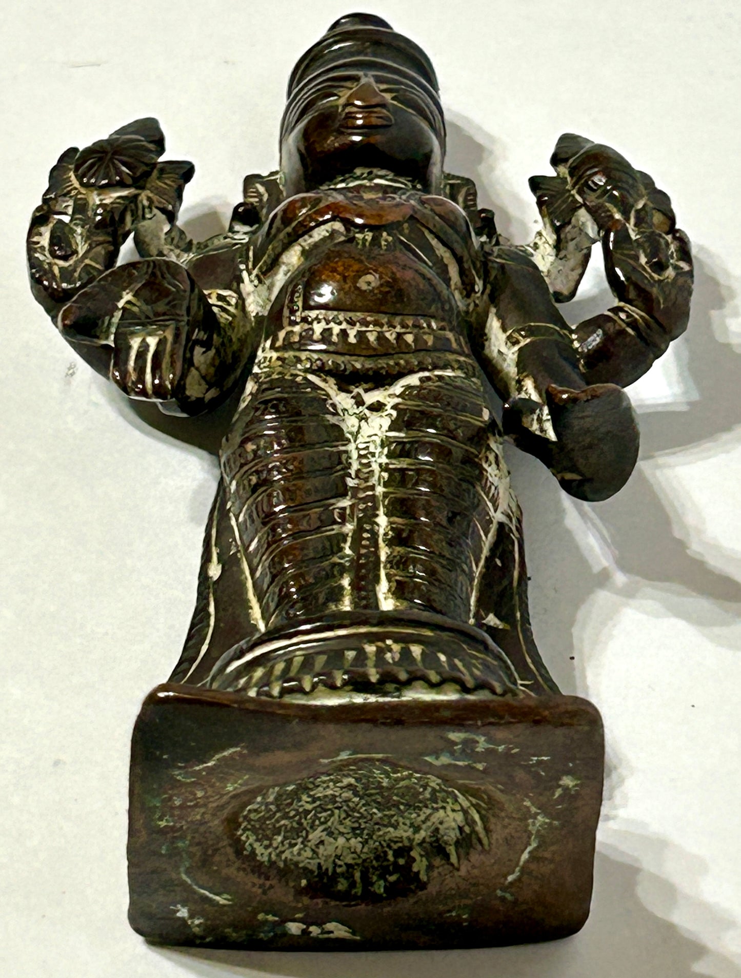 ANTIQUE HINDU ICON BRONZE FIGURE