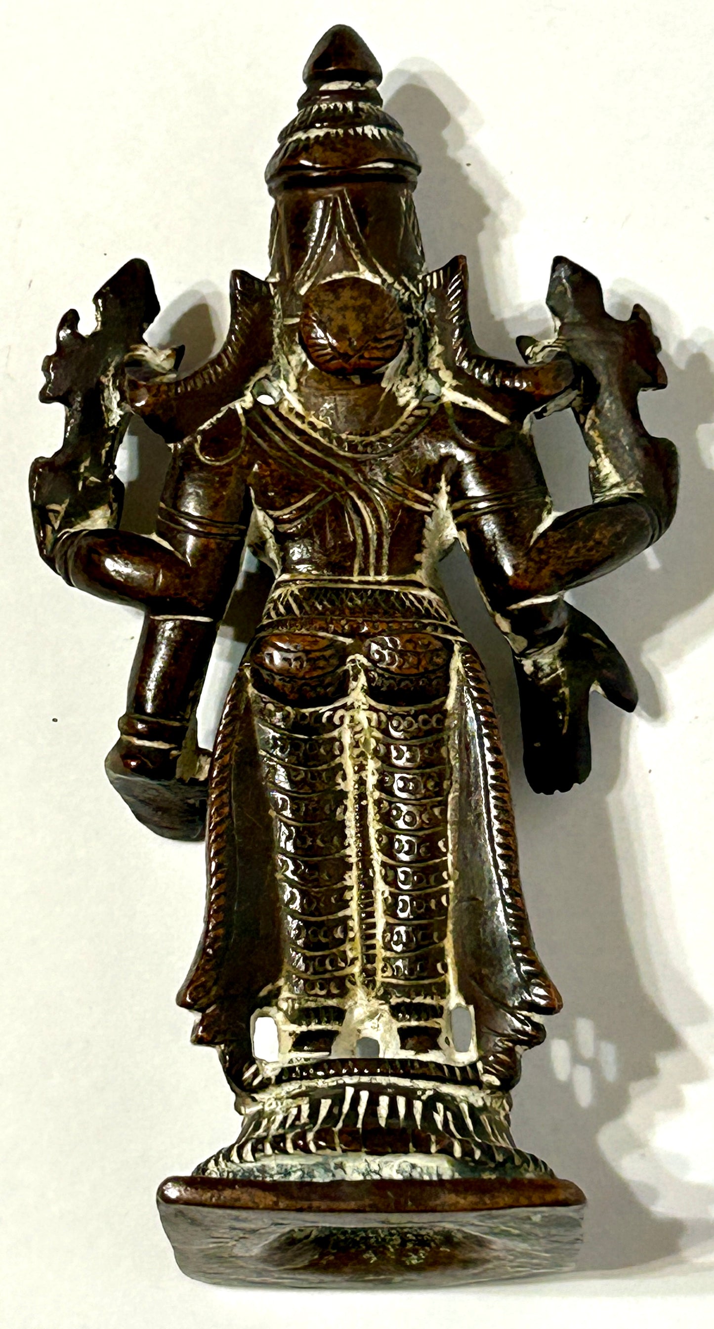 ANTIQUE HINDU ICON BRONZE FIGURE