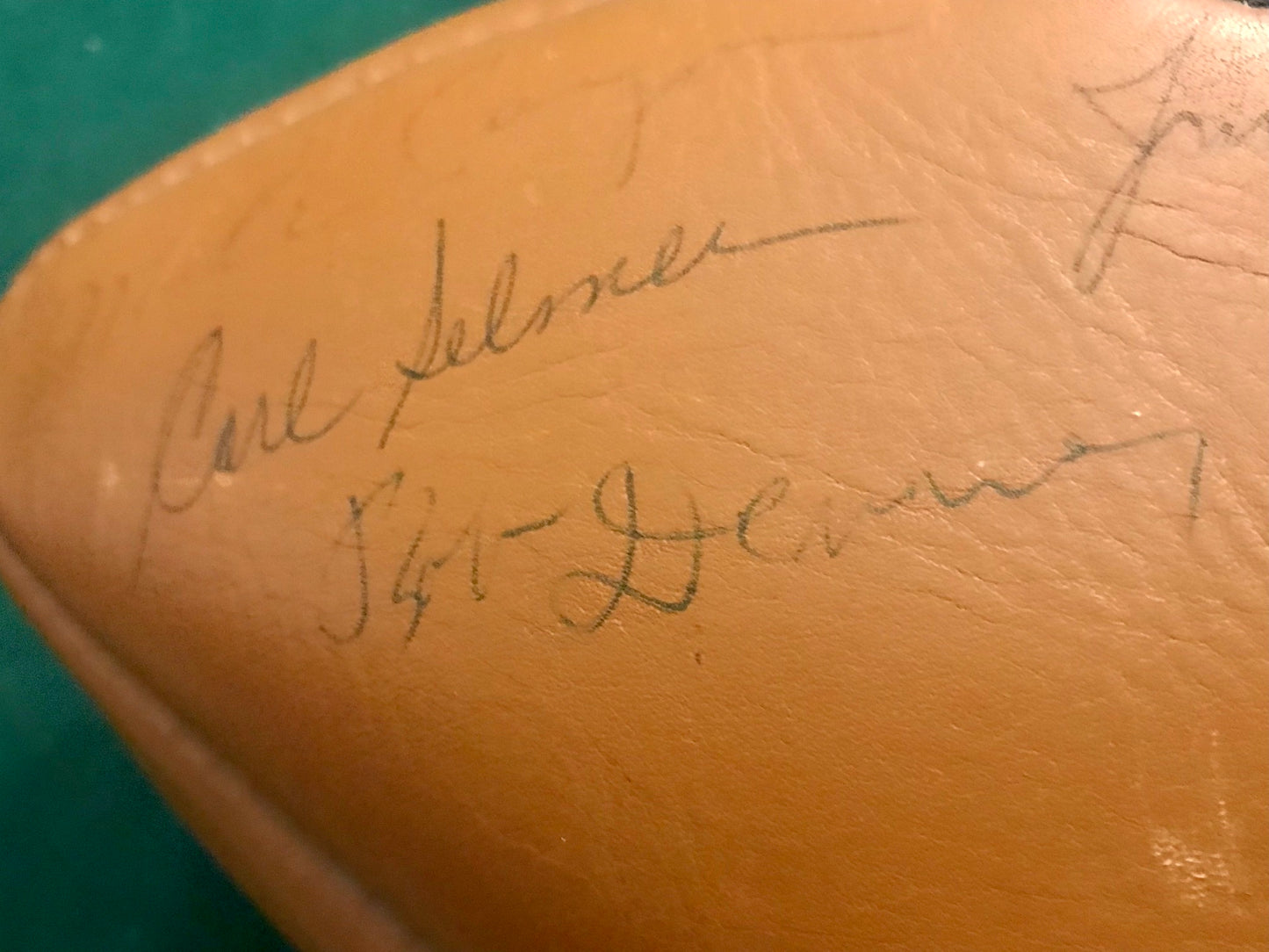 1970 NEBRASKA CORNHUSKERS CHAMPIONSHIP  FOOTBALL TEAM SIGNED FOOTBALL