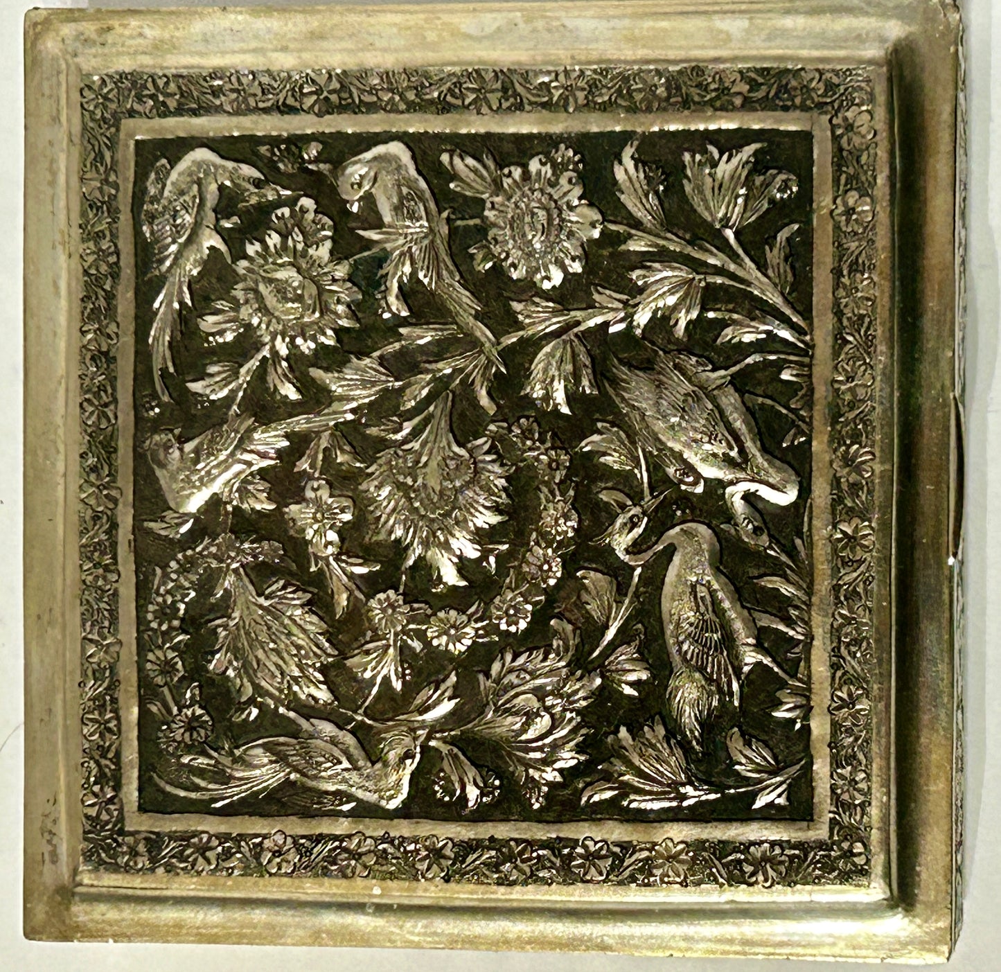 PERSIAN ANTIQUE SILVER BOX