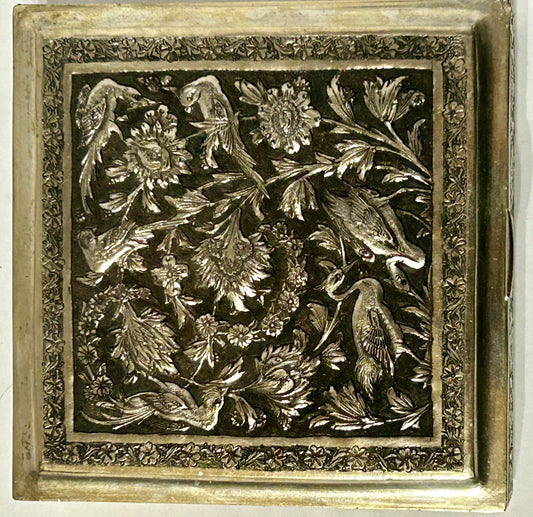 PERSIAN ANTIQUE SILVER BOX