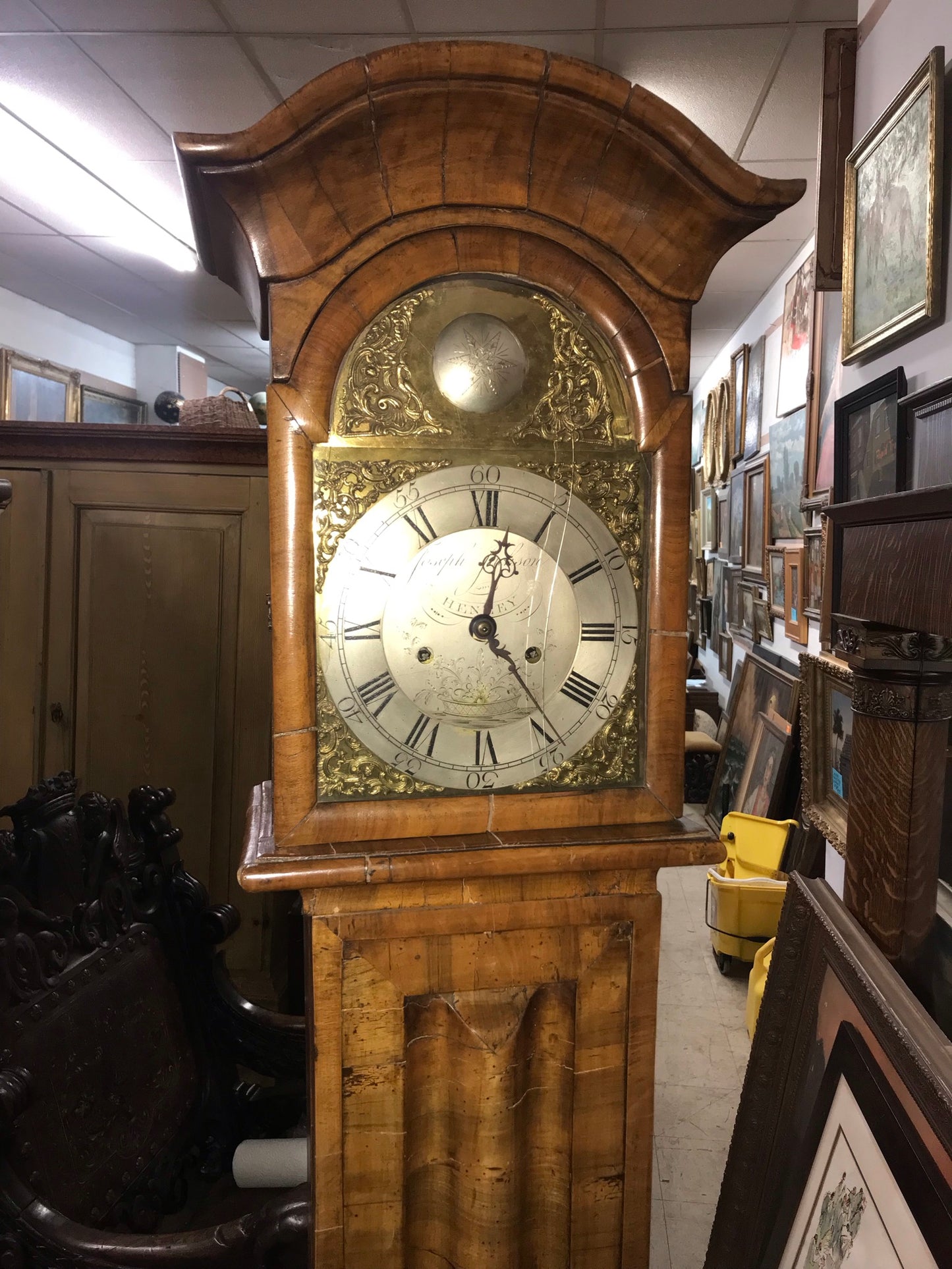 LATE 1700's BEAUTIFL ENGLISH FLOOR CLOCK