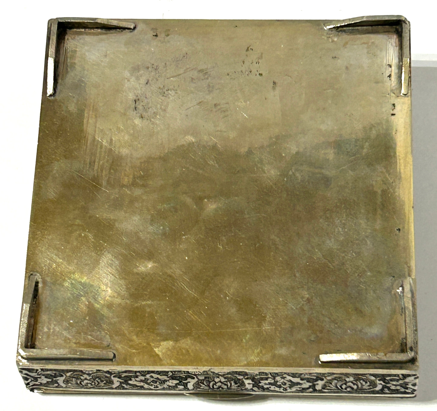 PERSIAN ANTIQUE SILVER BOX
