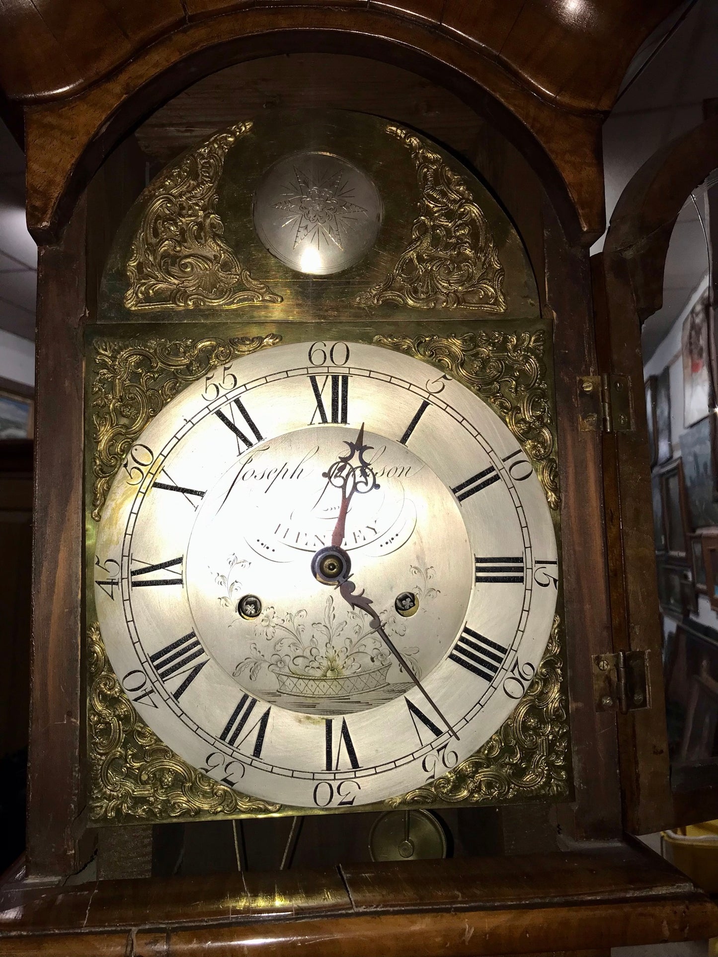 LATE 1700's BEAUTIFL ENGLISH FLOOR CLOCK