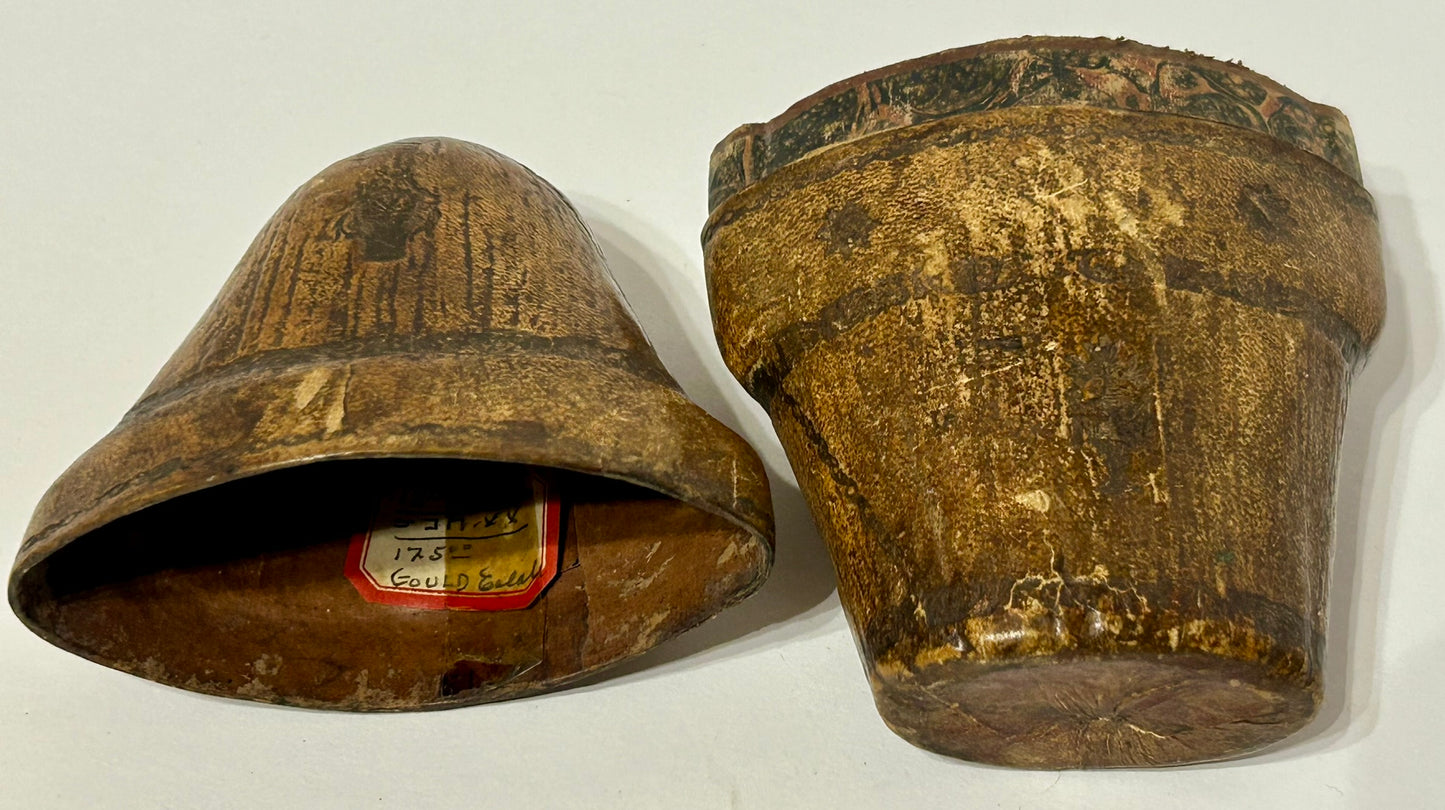 ANTIQUE 18TH CENTURY BOX FROM COLLECTION OF MARY GOULD FAMOUS EARLY AUTHOR ON WOODENWARE