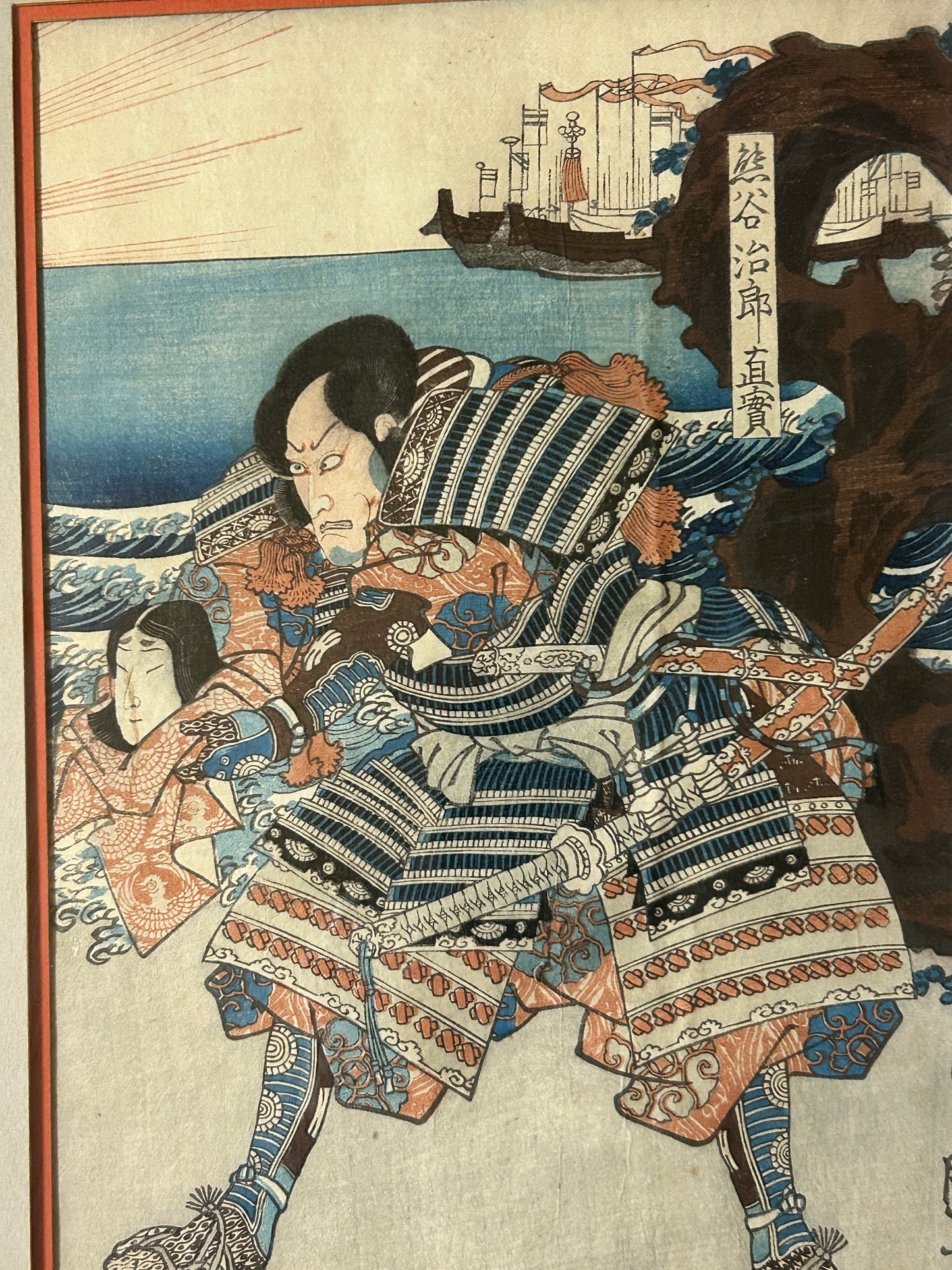 UTAGAWA KUNIYOSHI 1798-1861 ANTIQUE WOODBLOCK PRINT