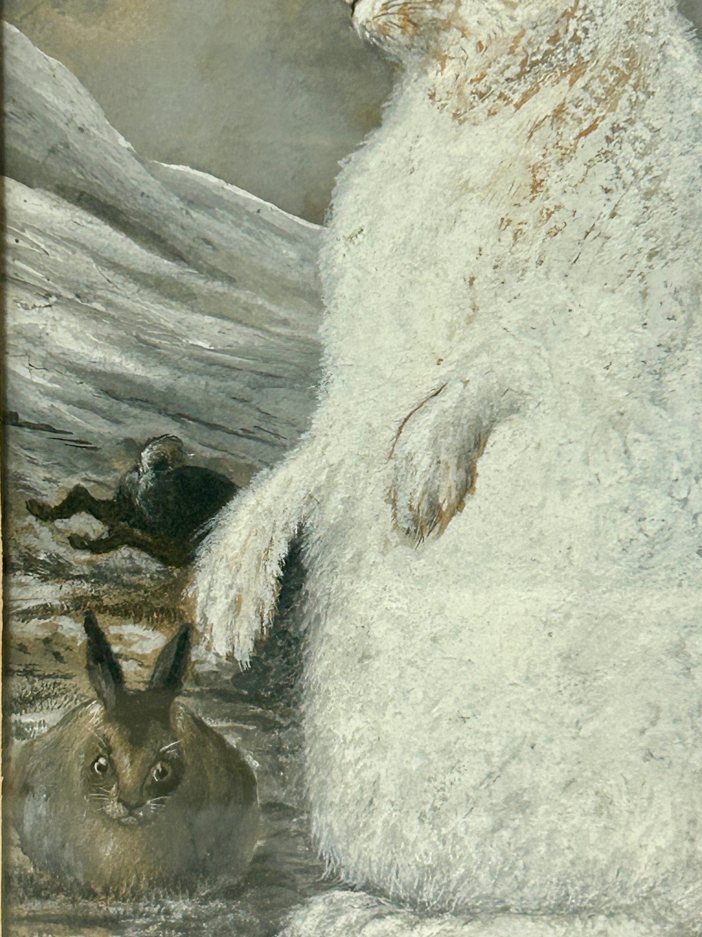 ALBERT JASPER OPERTI ORIGINAL ART FOR PEARY'S ARCTIC TRIP
