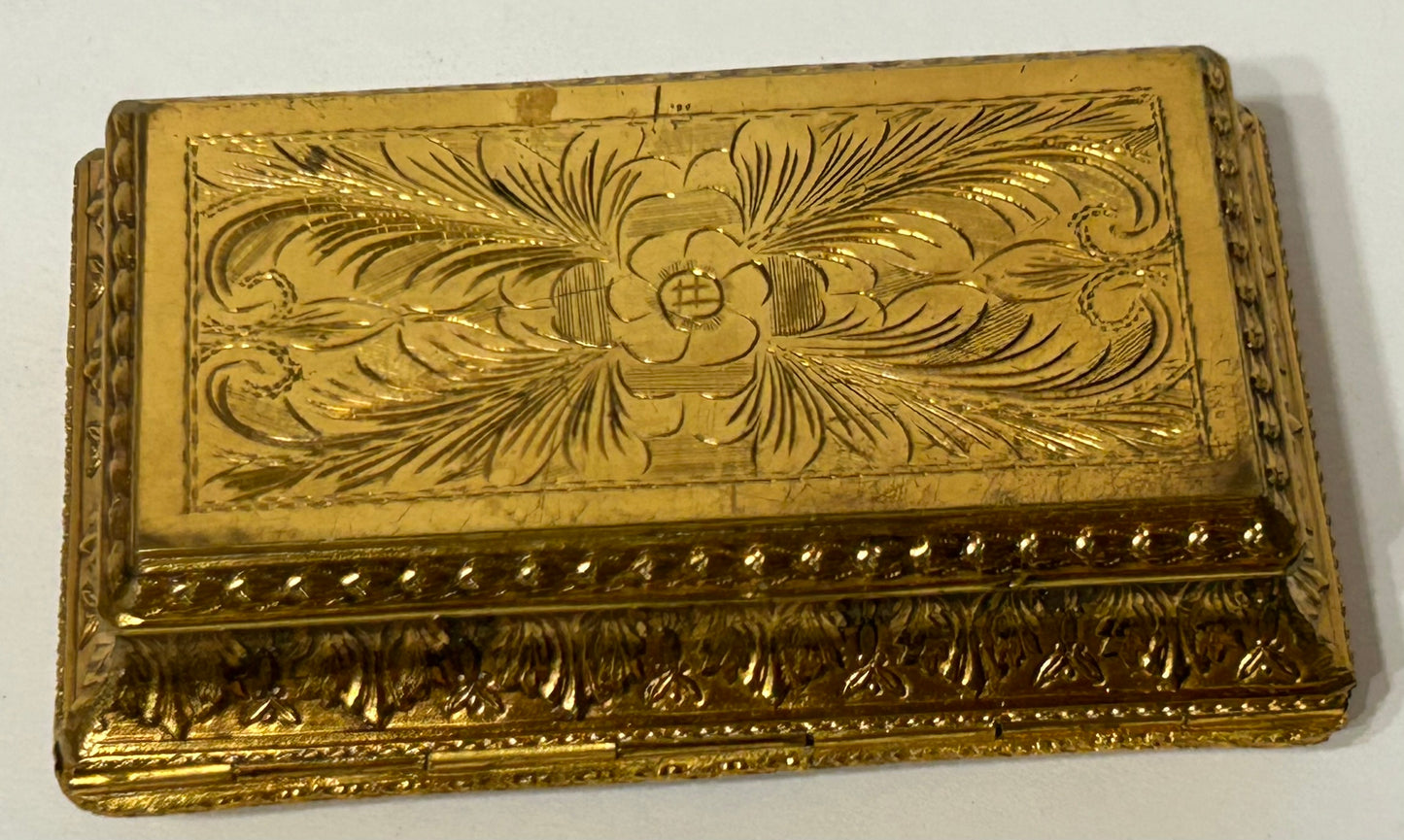 NAPOLEONIC  ITALIAN GILT BOX