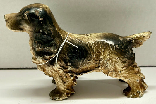 CAST IRON COCKER SPANIEL PUPPY DOORSTOP
