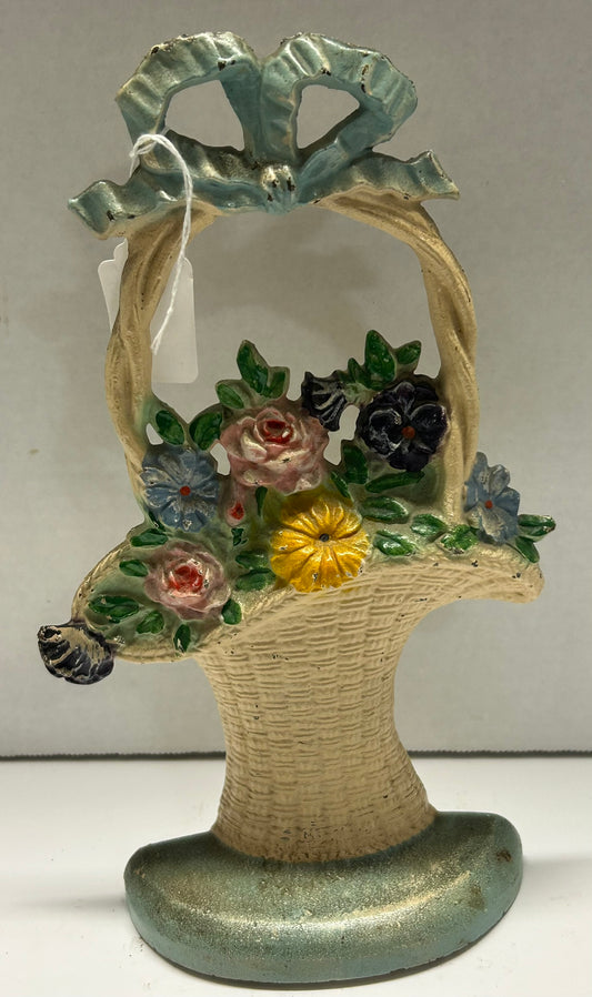 FRENCH BASKET HUBLEY DOORSTOP