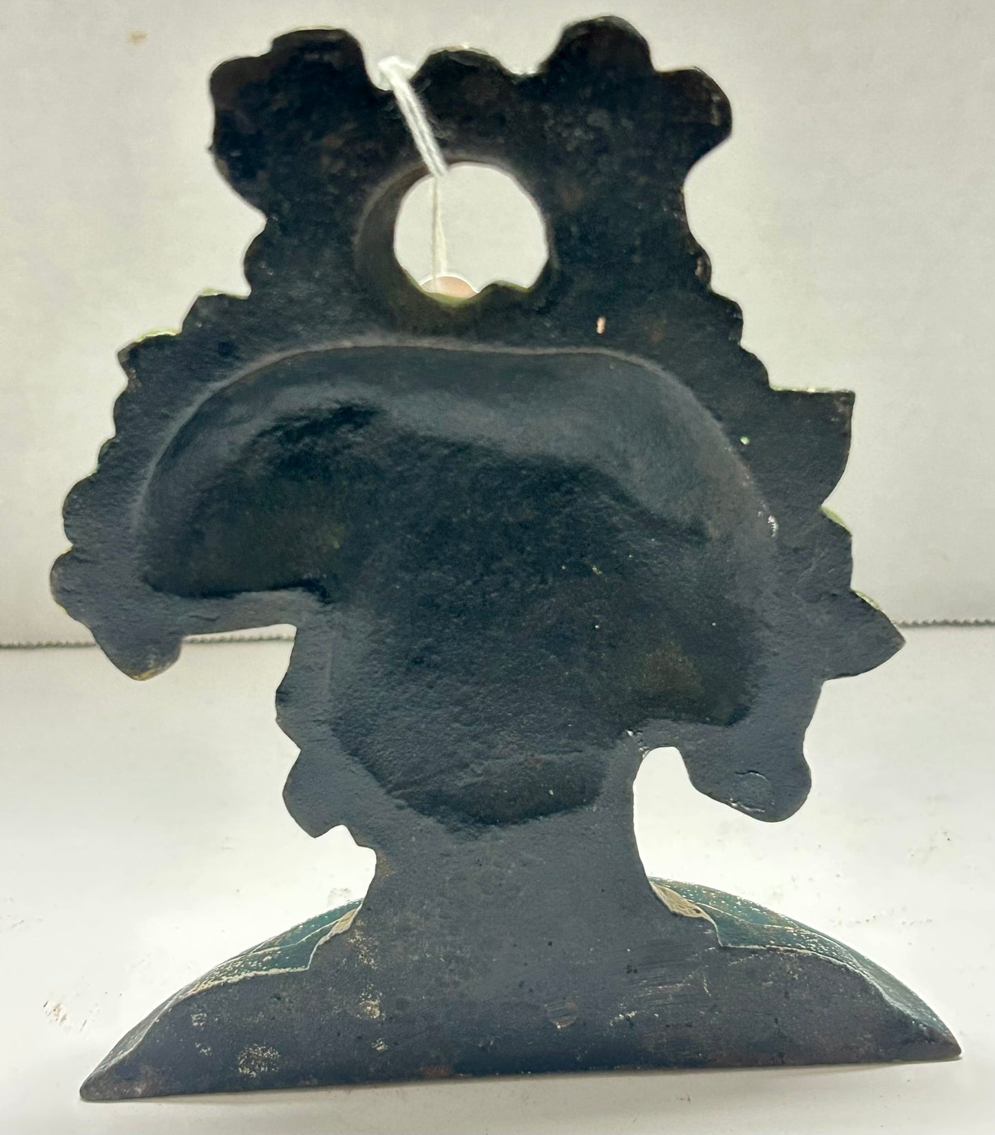 CAST IRON FLORAL FRENCH BASKET DOOR STOP
