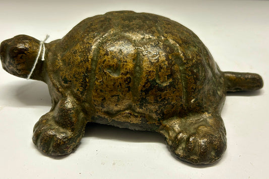 ANTIQUE CAST IRON TURTLE DOOR STOP