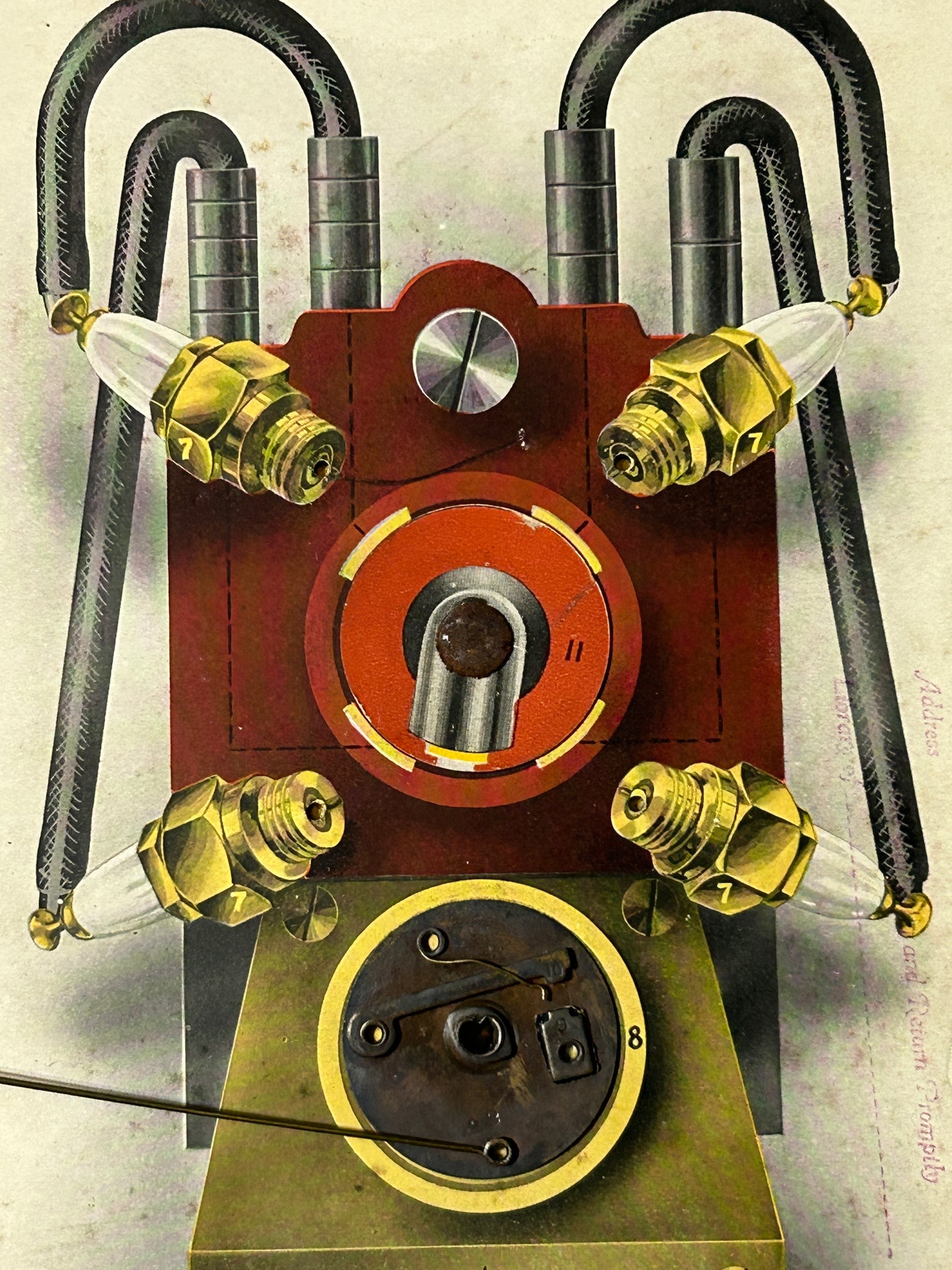 DYKE'S WORKING MODELS OF GASOLINE ENGINES PAT. 1909 AND 1916