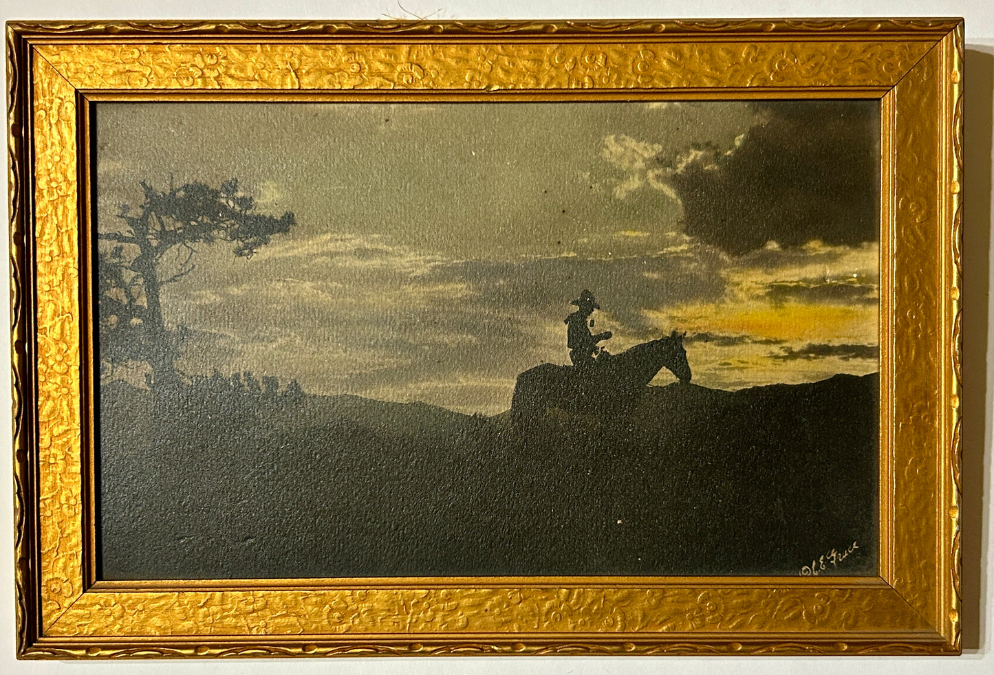 ESTES PARK PRINT BY L. E. GRACE VIEW SHOP OF COWBOY