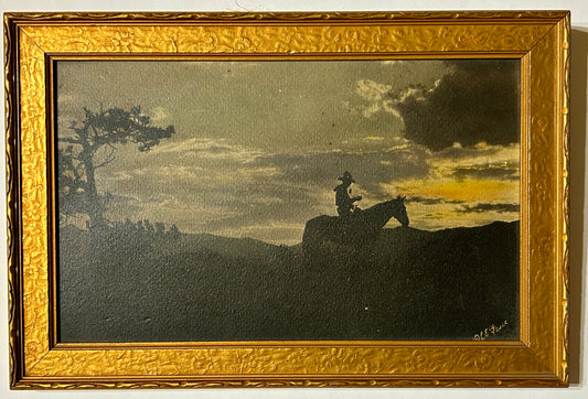 ESTES PARK PRINT BY L. E. GRACE VIEW SHOP OF COWBOY