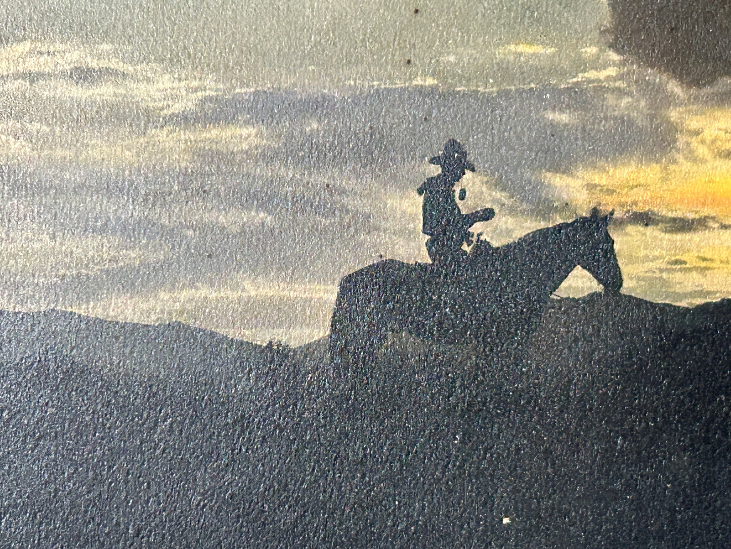 ESTES PARK PRINT BY L. E. GRACE VIEW SHOP OF COWBOY