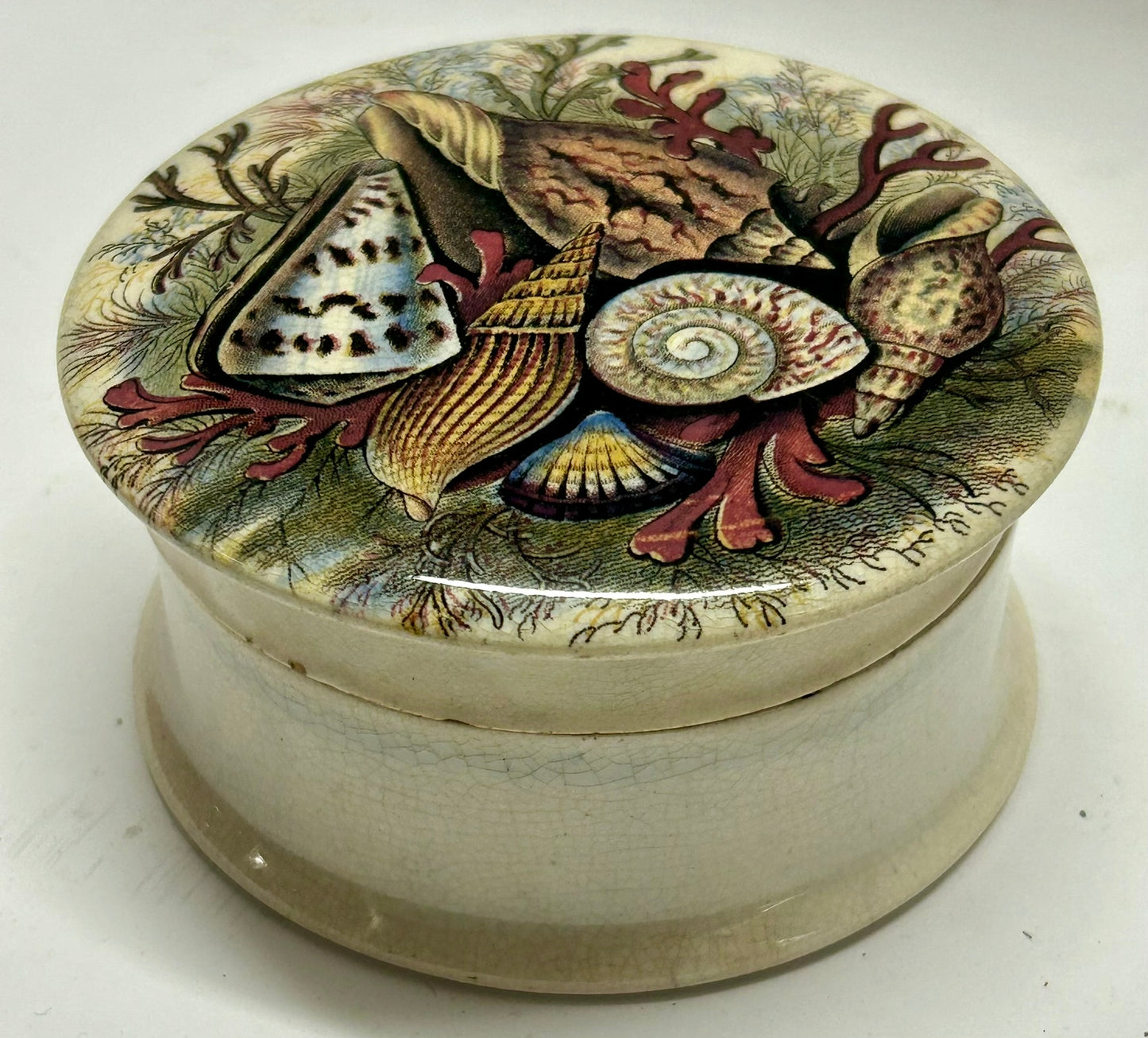 PRATT WARE ANTIQUE LID AND POT