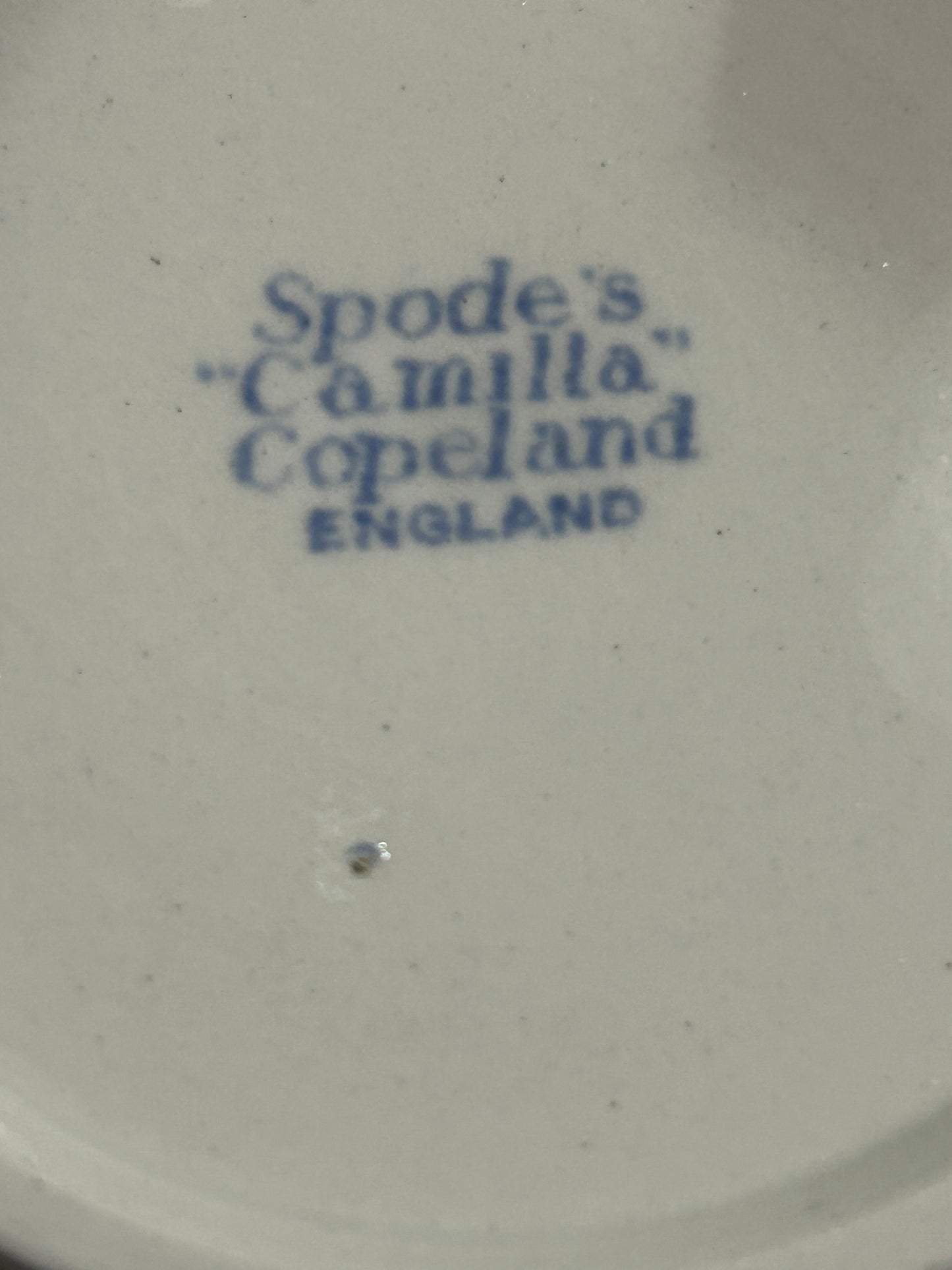 SPODE CAMILLA COPELAND BLUE AND WHITE SET OF EARTHENWARE.  CALL OR TEXT FOR PRICE
