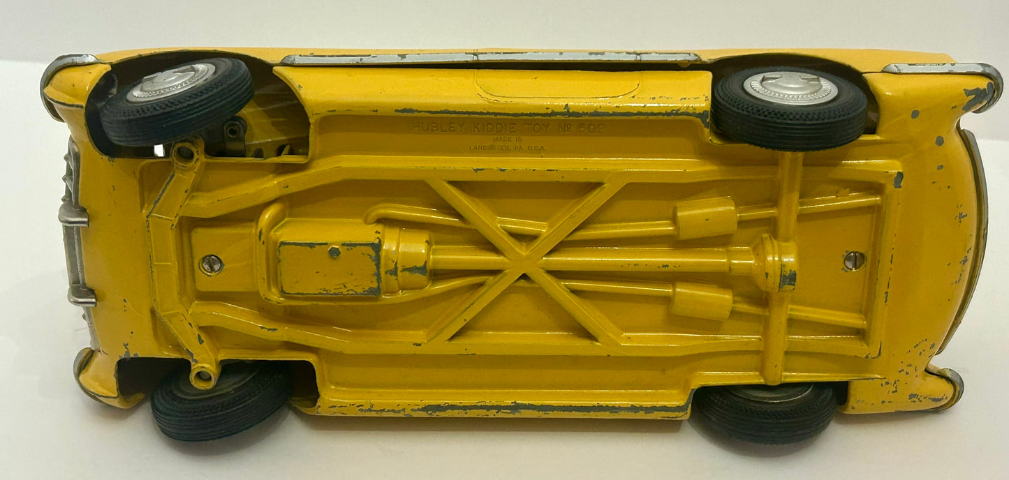 HUBBLEY 1954 KIDDIE TOY YELLOW CORVETTE CONVERTIBLE