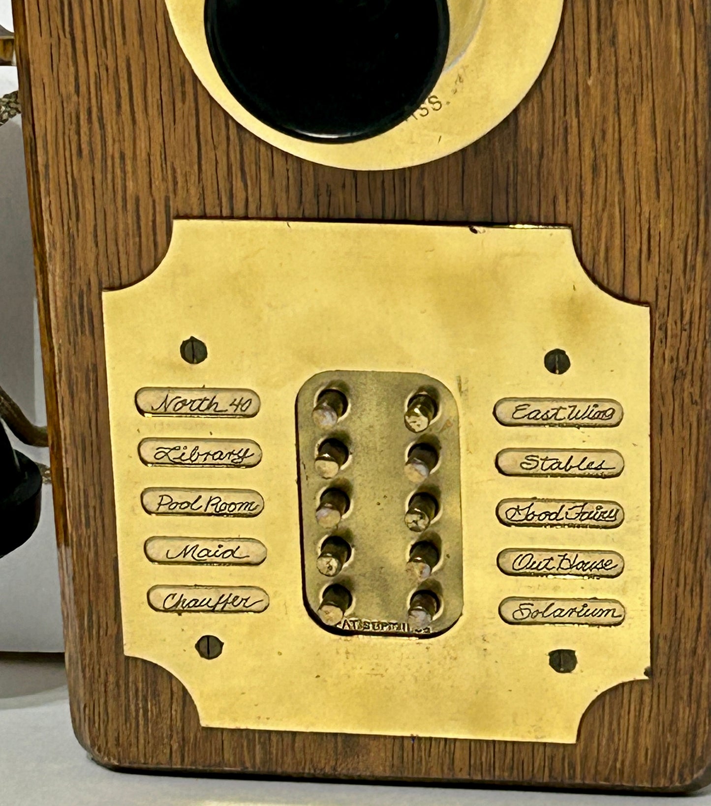 ANTIQUE EARLY 1900'S INTERCOM BY S. H. COUCH