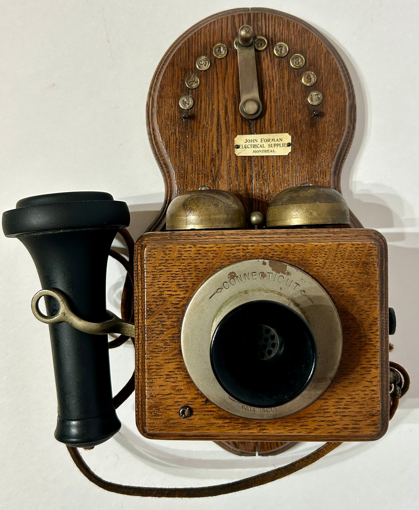 ANTIQUE MULTI STATION SELECTOR BY CONNECTICUT PHONE CO.
