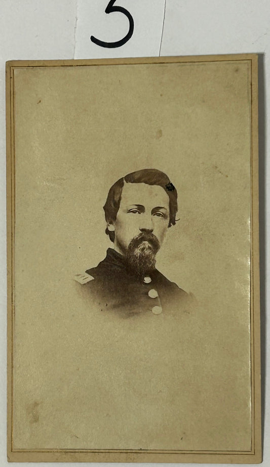 CIVIL WAR OFFICER SOLDIER CDV PHOTO