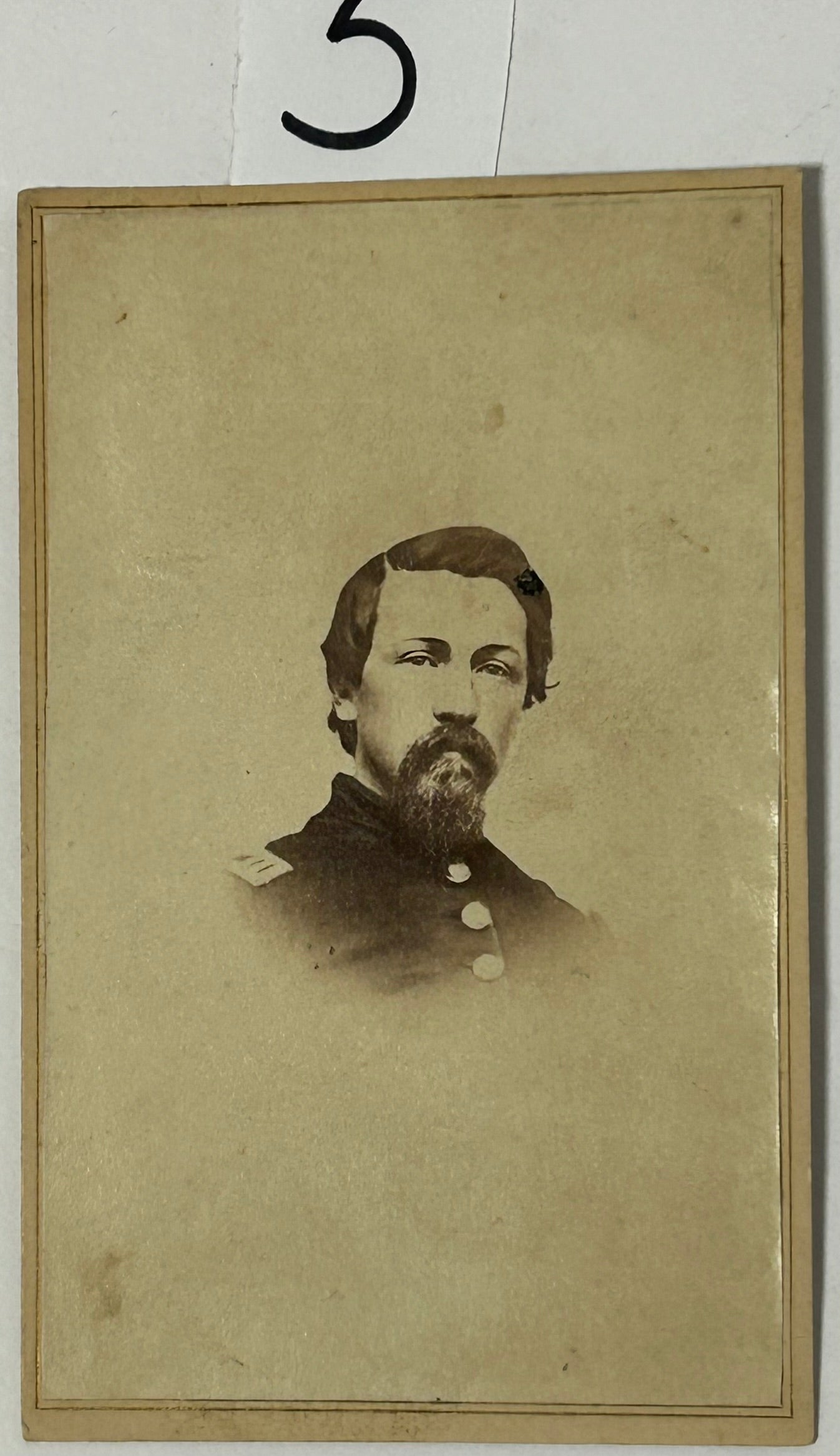 CIVIL WAR OFFICER SOLDIER CDV PHOTO
