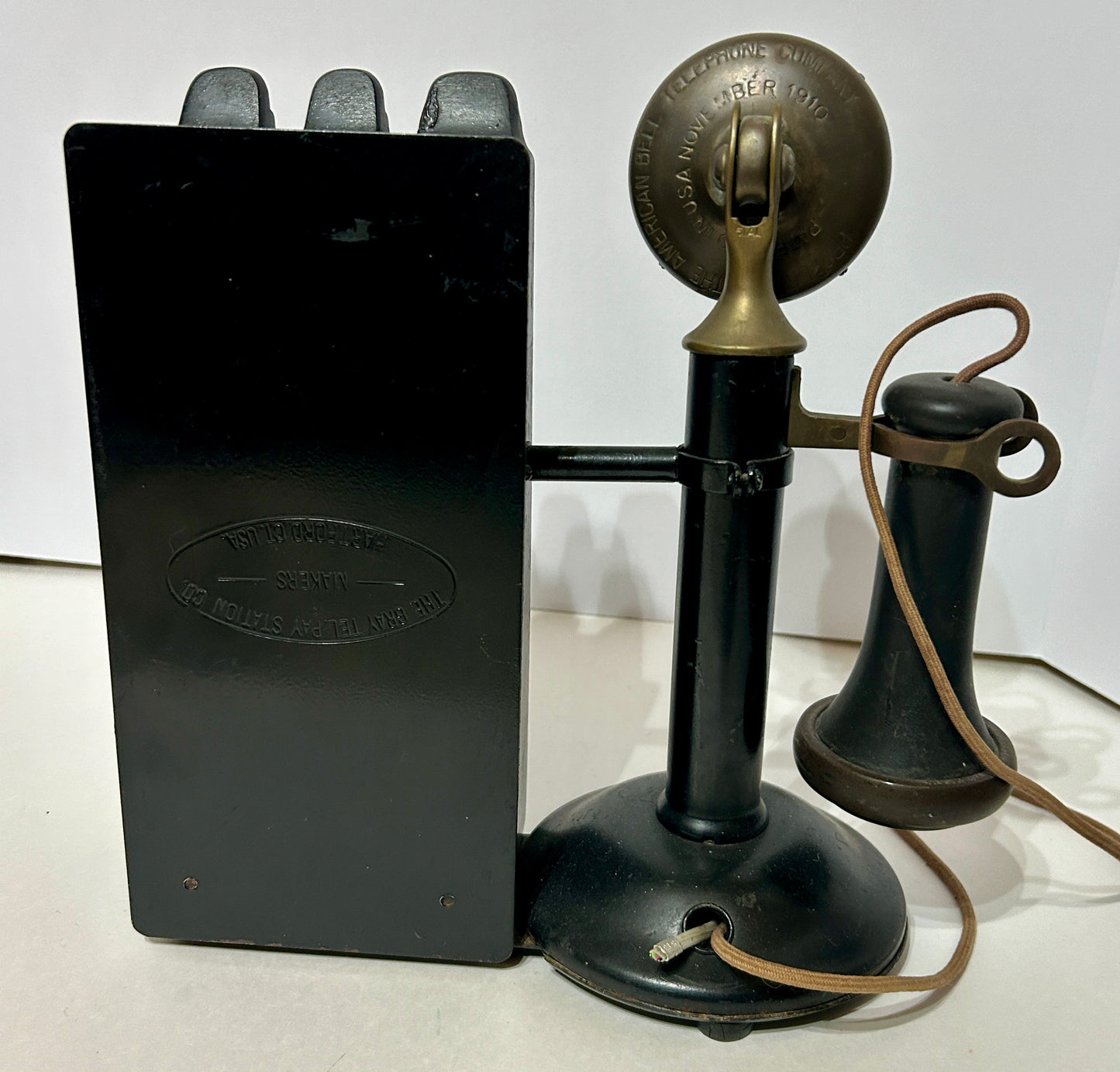 GREYS PAY STATION ATTACHED TO CANDLESTICK PHONE