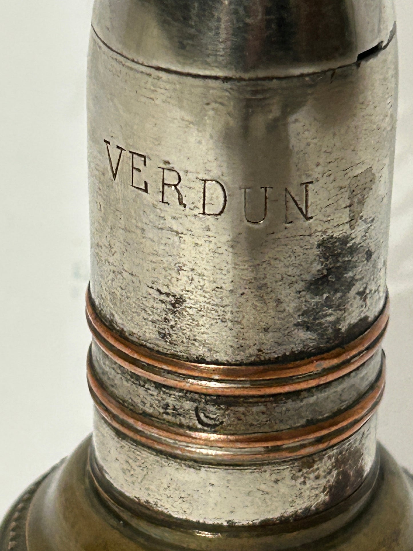 WWI BATTLE OF VERDUN SMALL AMMO SHELL LAMP