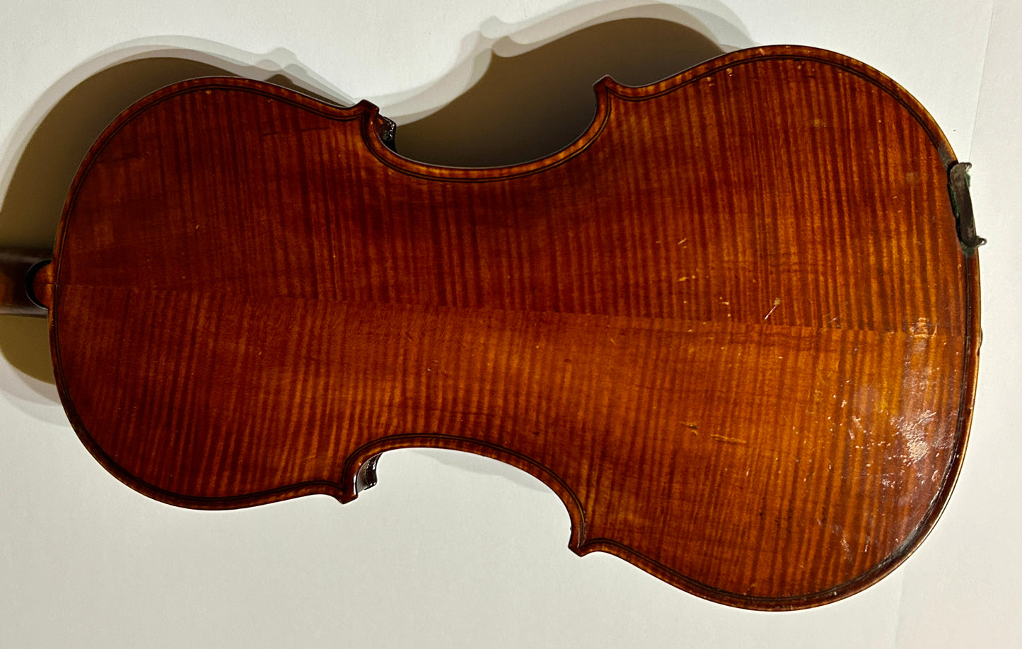 VIOLIN MADE IN LORIMOR IOWA IN 1905 BY CHRISTAL THURMAN