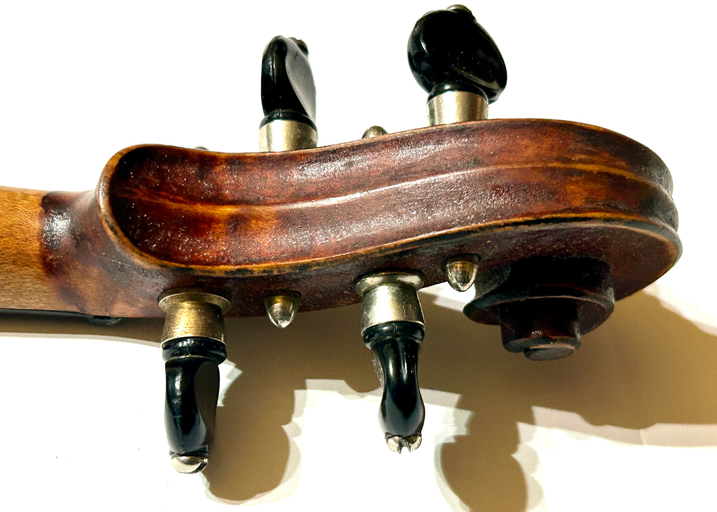 VIOLIN MADE IN LORIMOR IOWA IN 1905 BY CHRISTAL THURMAN