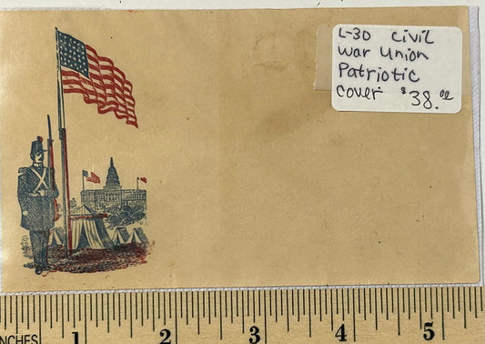 CIVIL WAR UNION PATRIOTIC COVER ENVELOPE