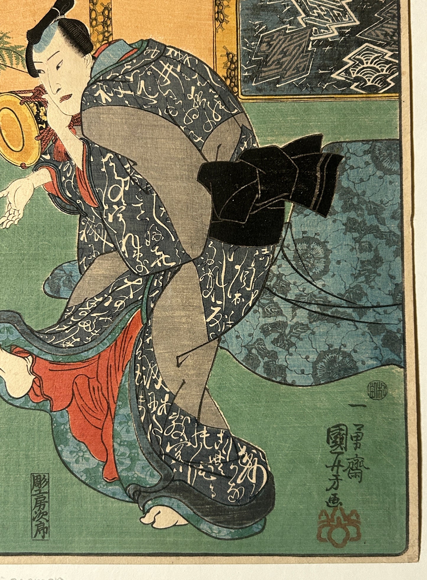 UTAGAWA KUNIYOSHI 1797-1861 JAPANESE WOODBLOCK ARTIST WOODBLOCK