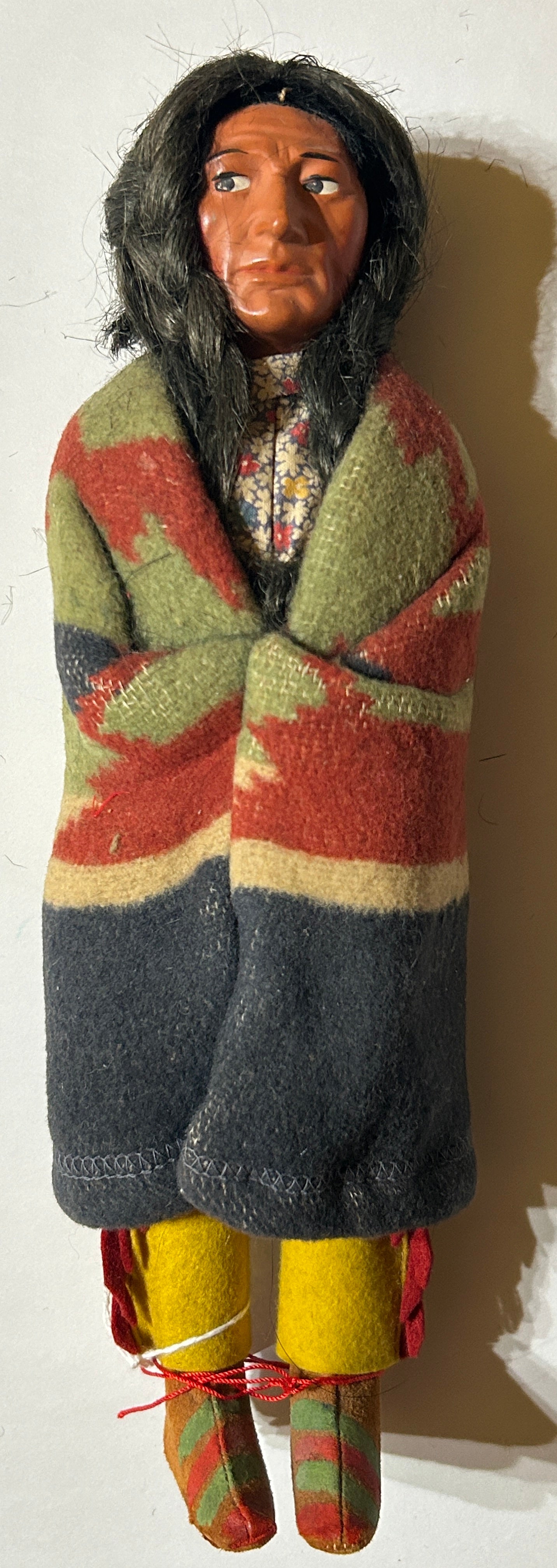 SNOOKUM NATIVE AMERICAN DOLL IN EXCELLENT SHAPE WITH ORIGINAL TAG 12" TALL