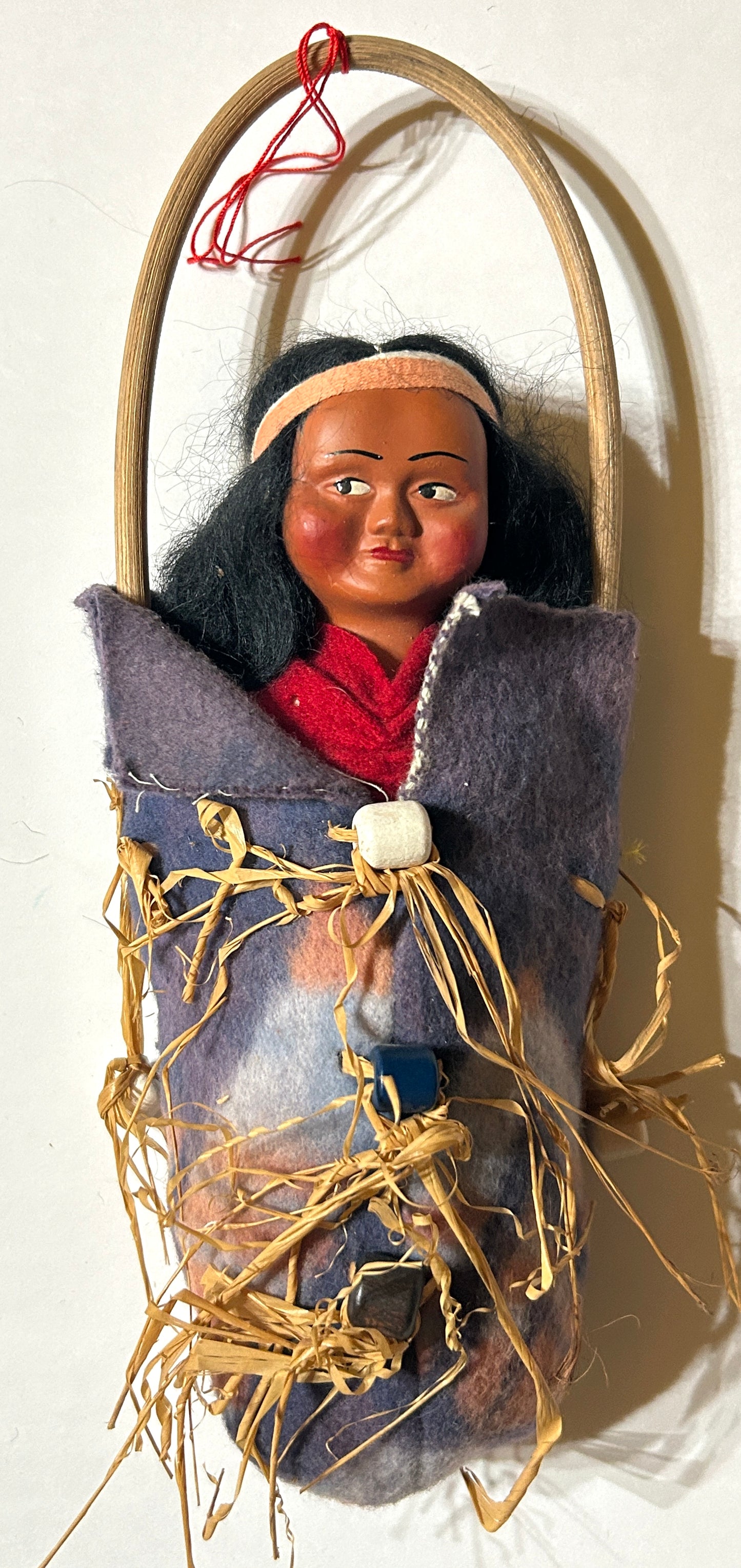 SNOOKUM CHILD DOLL 12" TALL IN CARRIER EXCELLENT CONDITION