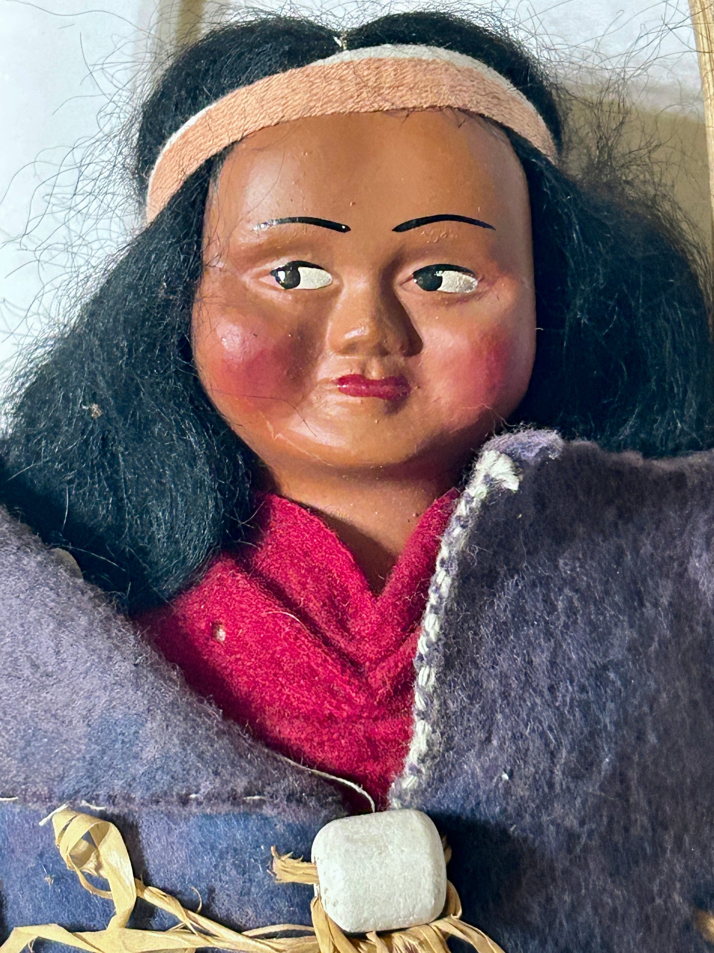 SNOOKUM CHILD DOLL 12" TALL IN CARRIER EXCELLENT CONDITION