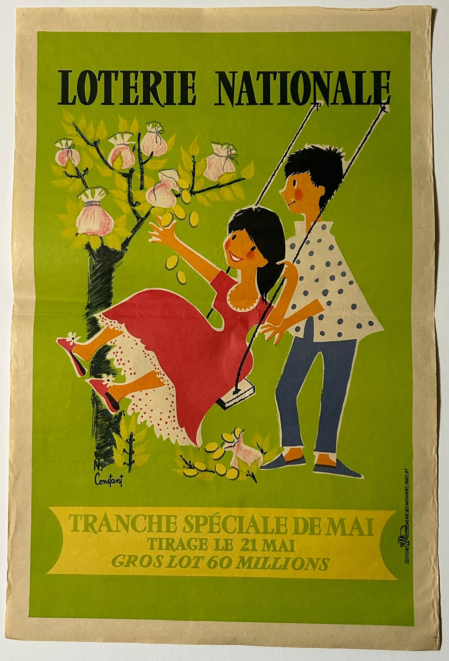 LOTERIE NATIONALE FRENCH POSTER
