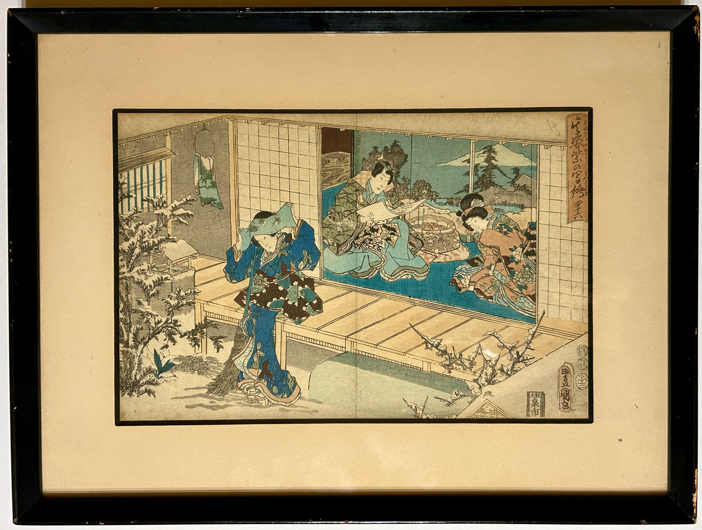 TOYOKUNI 1769-1825 JAPANESE WOODBLOCK