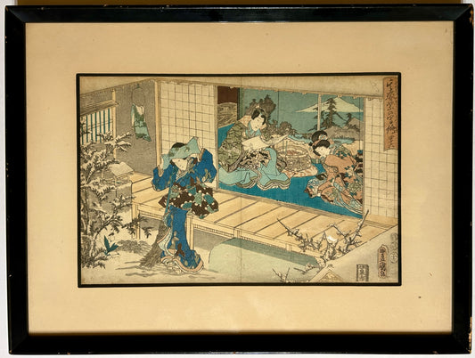 TOYOKUNI 1769-1825 JAPANESE WOODBLOCK
