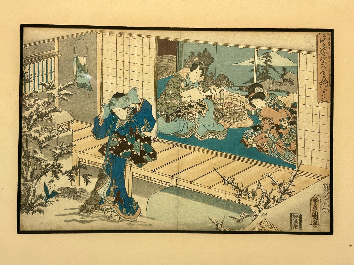 TOYOKUNI 1769-1825 JAPANESE WOODBLOCK