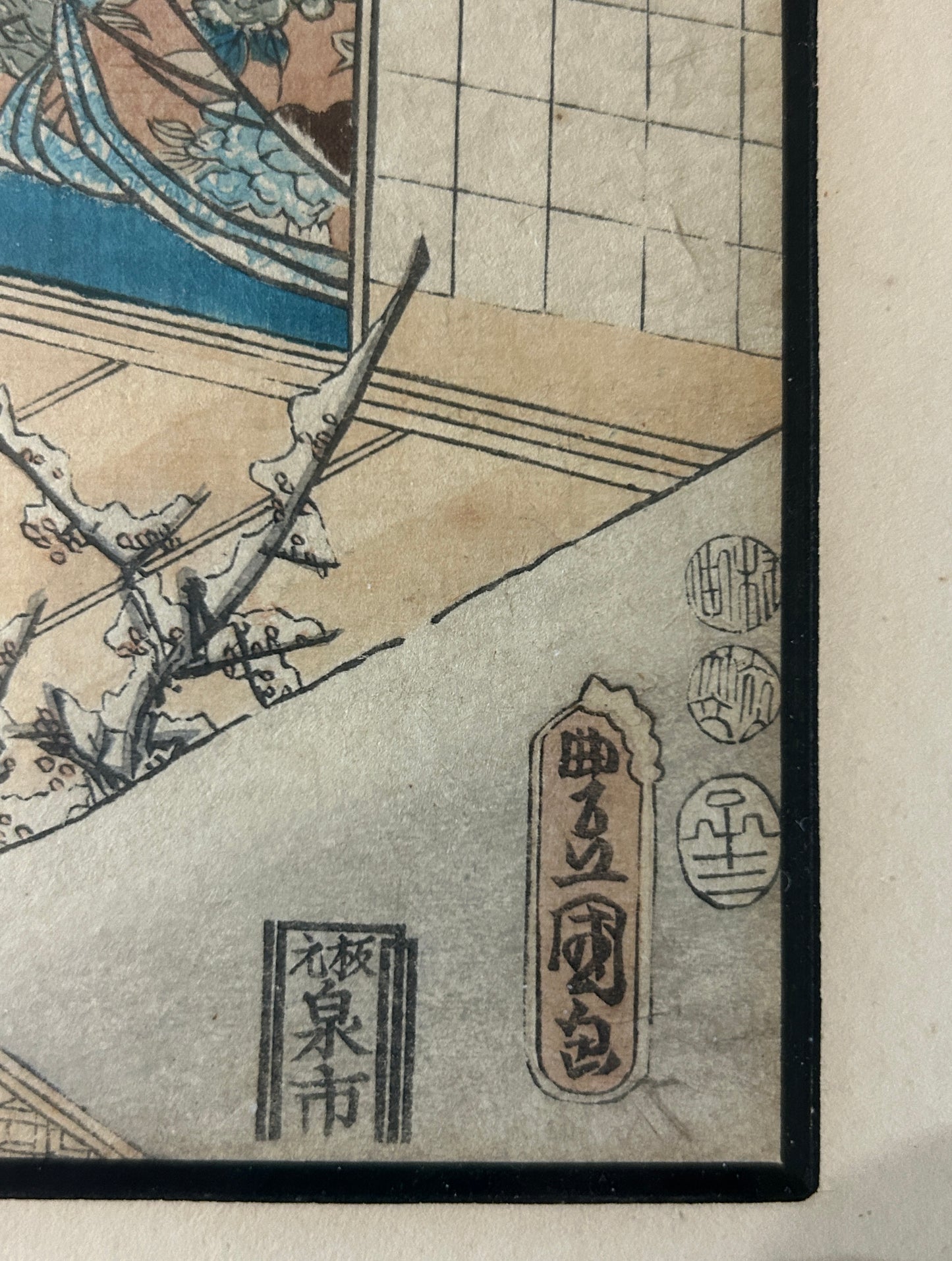 TOYOKUNI 1769-1825 JAPANESE WOODBLOCK