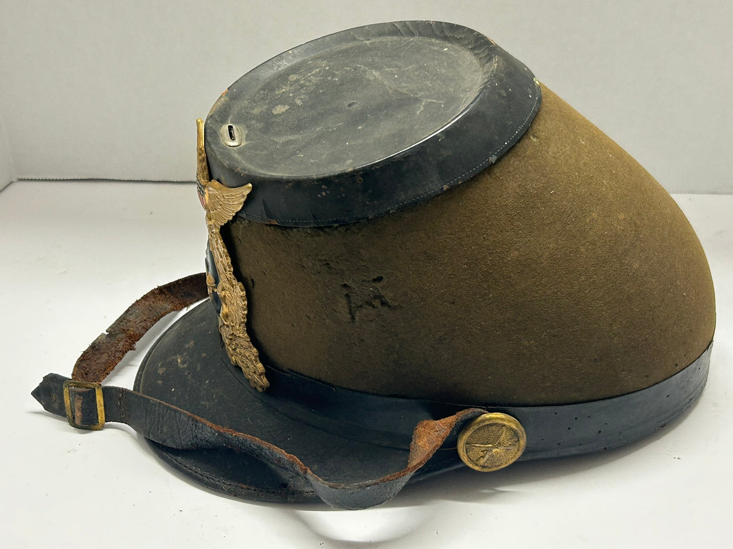 UNITED STATES SHAKO 1800'S MILITARY HAT