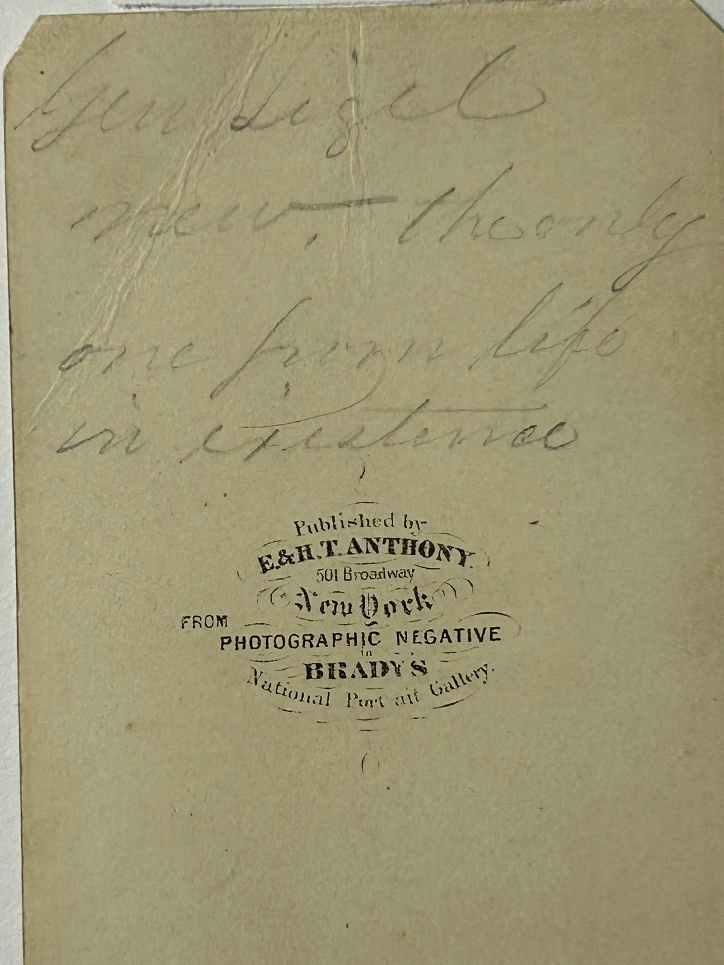 CIVIL WAR GENERAL SIGEL CDV PHOTOGRAPH