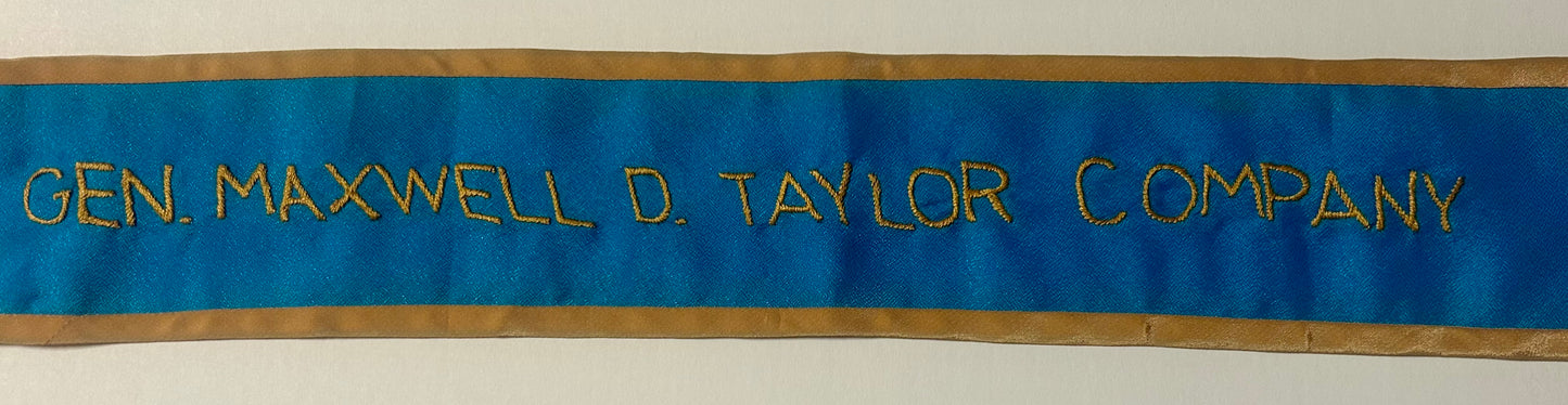 GENERAL MAXWELL D. TAYLOR COMPANY BANNER